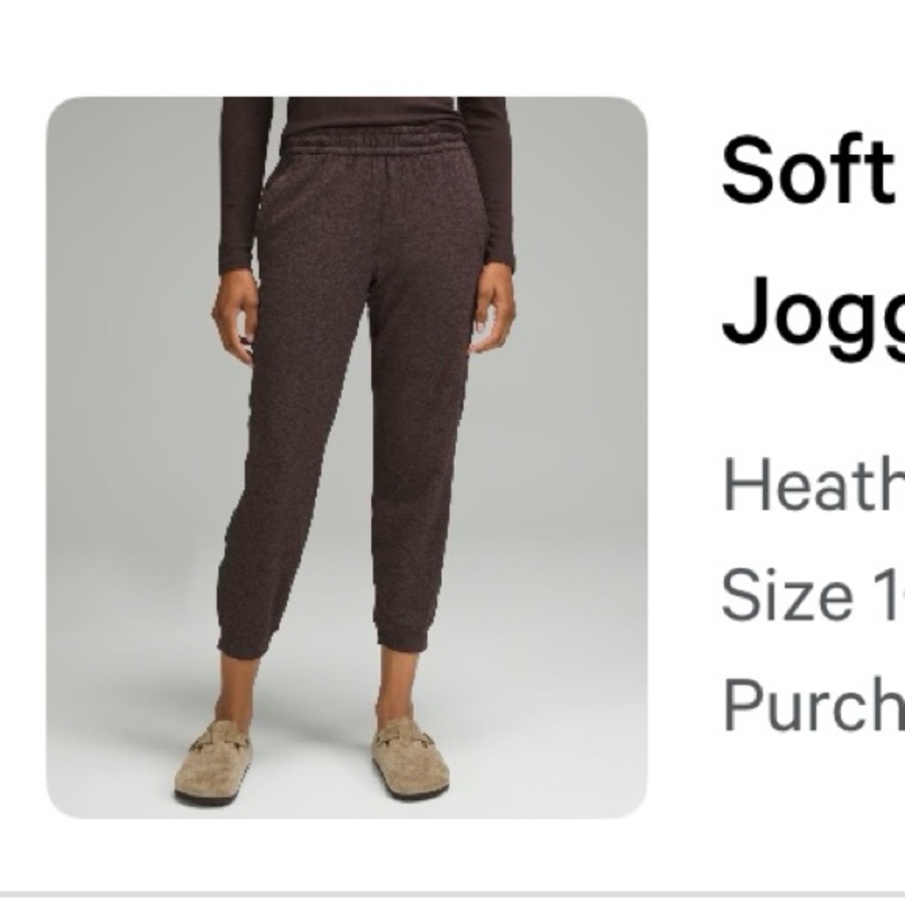 lululemon athletica Soft Jersey Classic-Fit Mid-Rise Jogger 7/8 Length